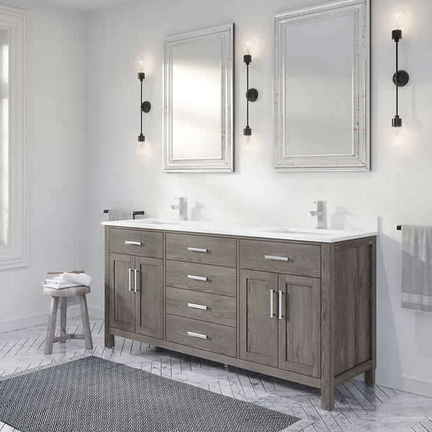 Studio Bathe Katie 72 in. Vanity with Power Bar