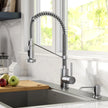 KRAUS Bolden 18-in Pull-down Faucet with Soap Dispenser