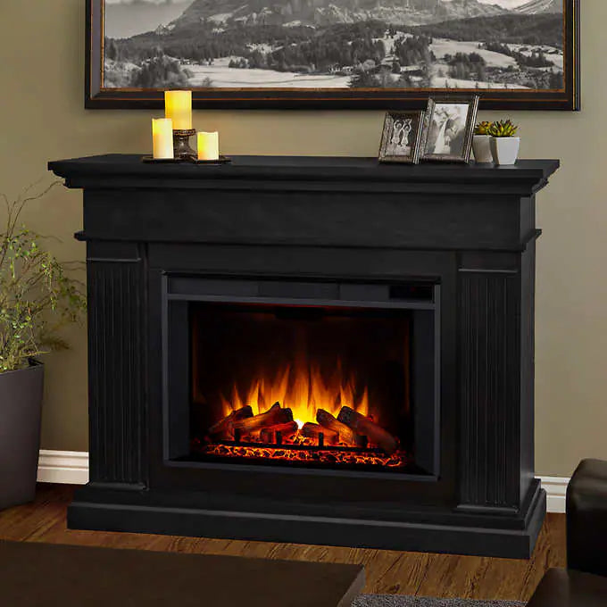Real Flame Centennial Grand Electric Fireplace, Black