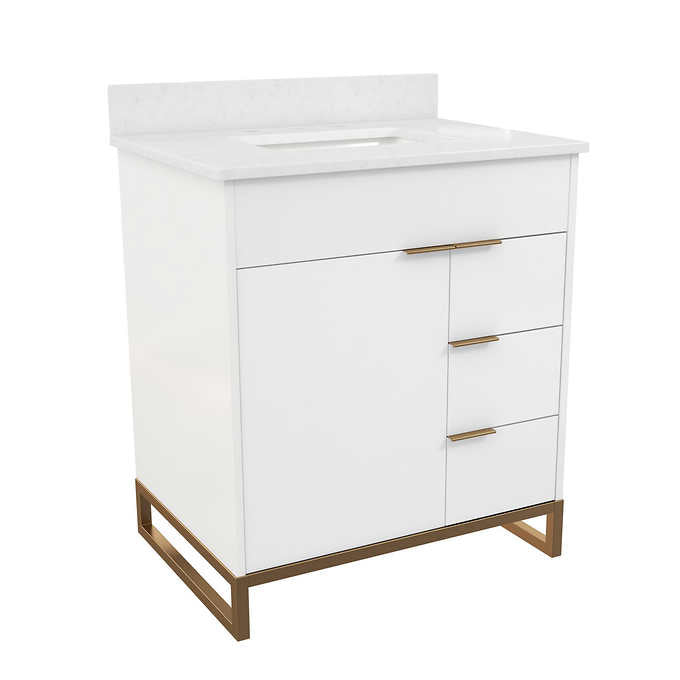 Cosmo Living Leona 30 in. Bathroom Vanity