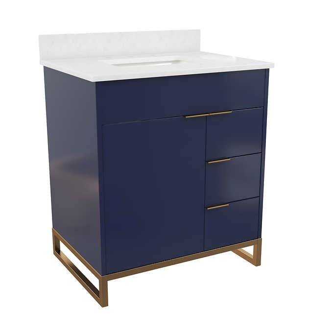 Cosmo Living Leona 30 in. Bathroom Vanity