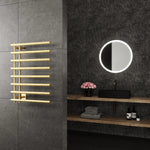 Paris Mirror Leto 8 Bar Heated Towel Warmer