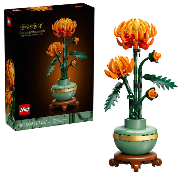 LEGO Icons Chrysanthemum Flower Décor Building Set for Home Décor