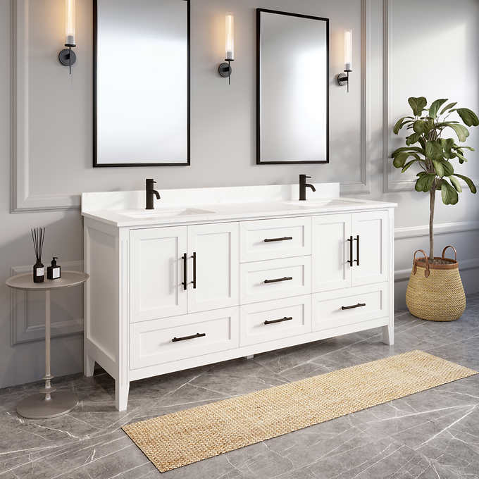 Studio Bathe Hudson 72 in. Double Vanity