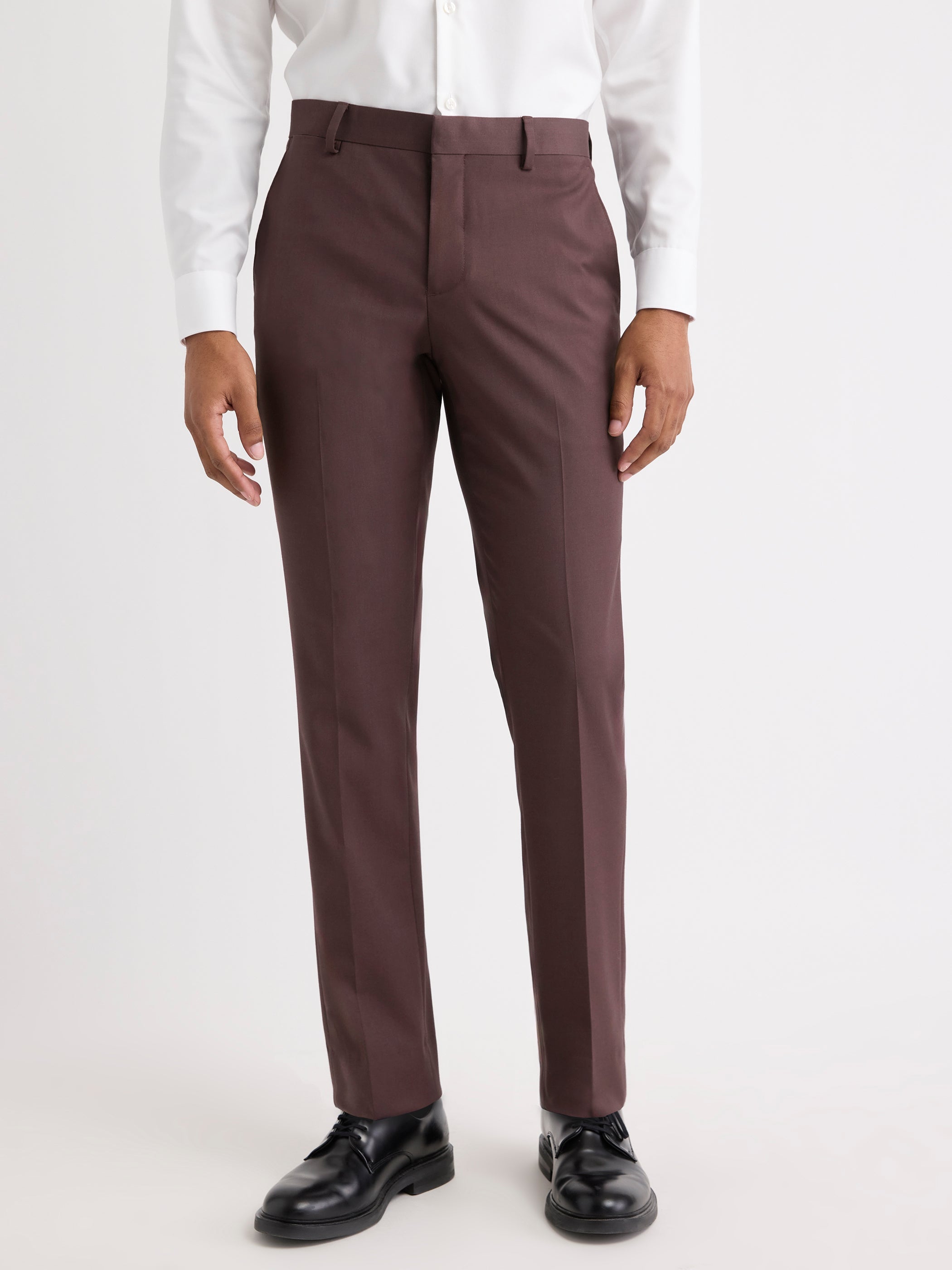 Slim-Fit Lavender Suit Pant