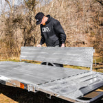 DK2 Single Axle Galvanized Multi-Utility Trailer with Trailer Jack, 4.5 ft. x 7.5 ft.