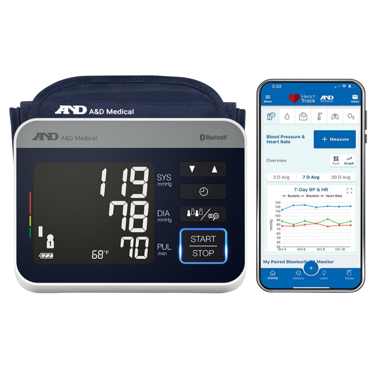 A&D Medical Precision Check Pro Blood Pressure Monitor