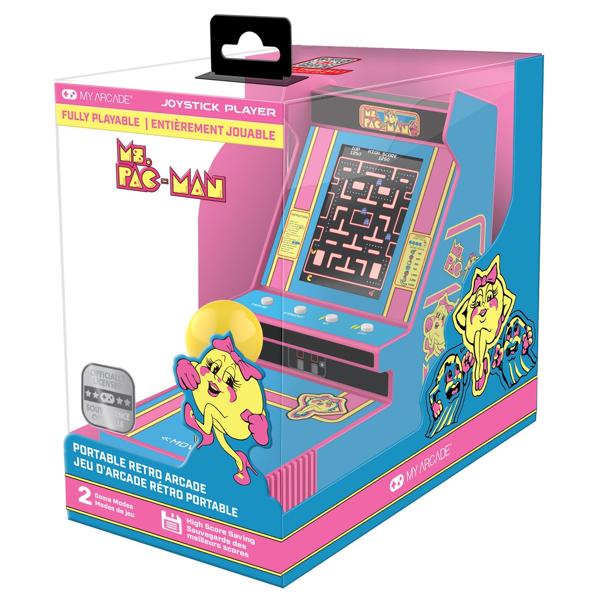 My Arcade Ms. PAC-MAN Joystick Player