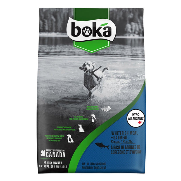 Boka Whitefish and Oatmeal Hypo Allergenic Natural Dog Food, 11.36 kg (25 lb.)