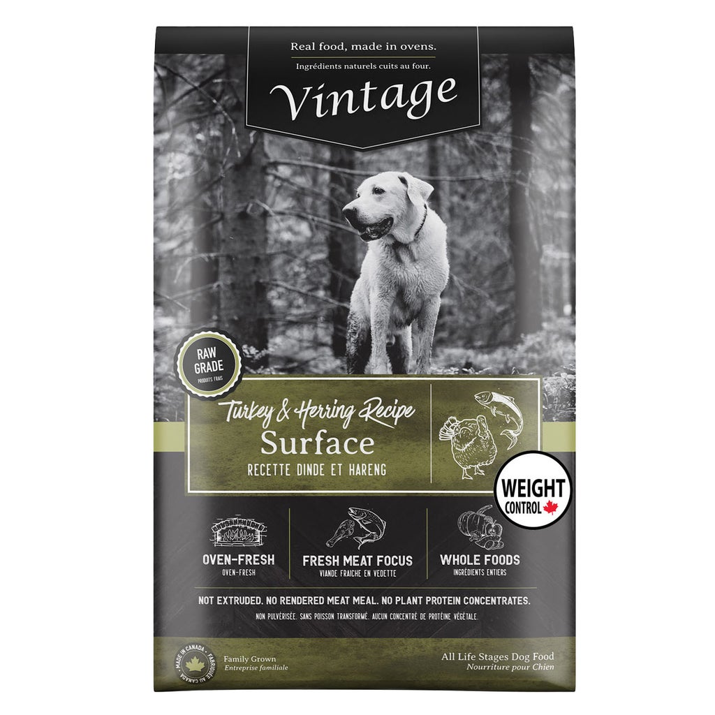 Vintage Oven-Fresh Turkey and Herring Weight Control Natural Dog Food, 9.08 kg (20 lb.)