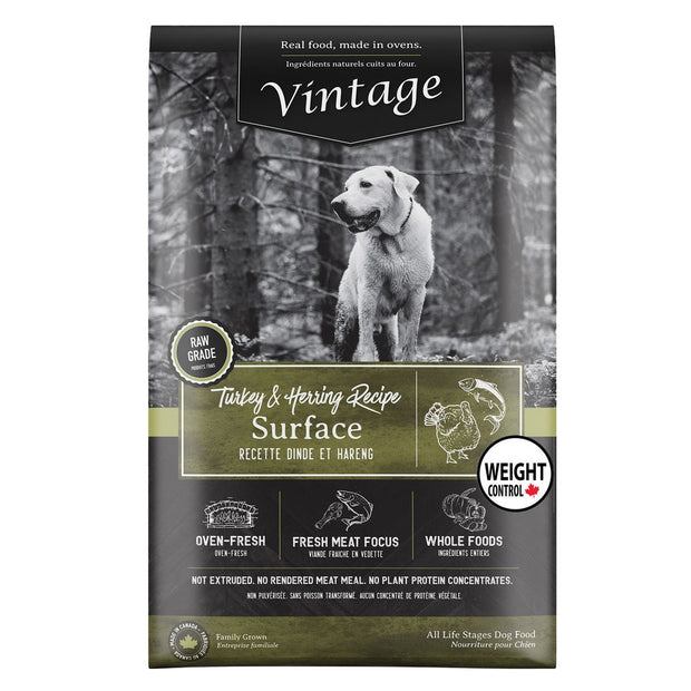 Vintage Oven-Fresh Turkey and Herring Weight Control Natural Dog Food, 9.08 kg (20 lb.)