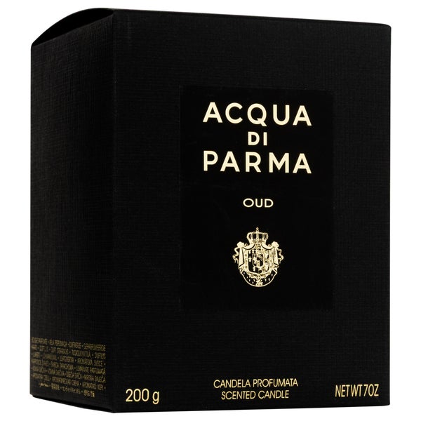 Acqua di Parma Signatures of the Sun Oud Agarwood Coriander and Amyris Candle, 200 g