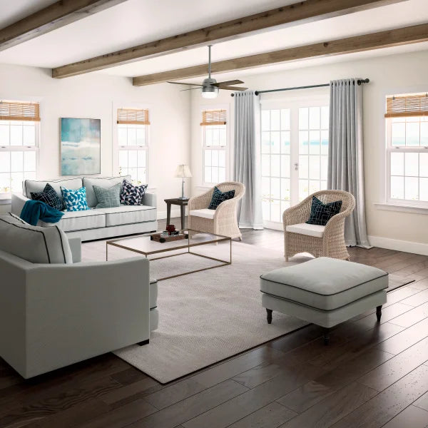 Hunter Marietta 52 in. (132.08 cm)  Silver Ceiling Fan