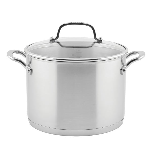 KitchenAid 3-ply Base Stainless Steel Stockpot, 7.6 L (8 qt.)
