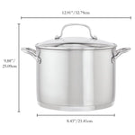 KitchenAid 3-ply Base Stainless Steel Stockpot, 7.6 L (8 qt.)