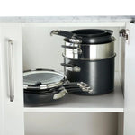 Anolon SmartStack Hard Anodized Cookware Set, 10-piece