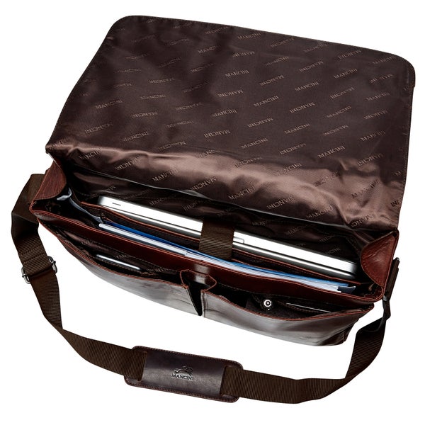 Mancini 15.6-in. Laptop Messenger Bag