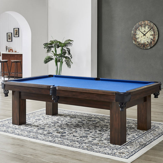 Beringer Trident 8-ft. Exotic Solid Wood Slate Billiard Table