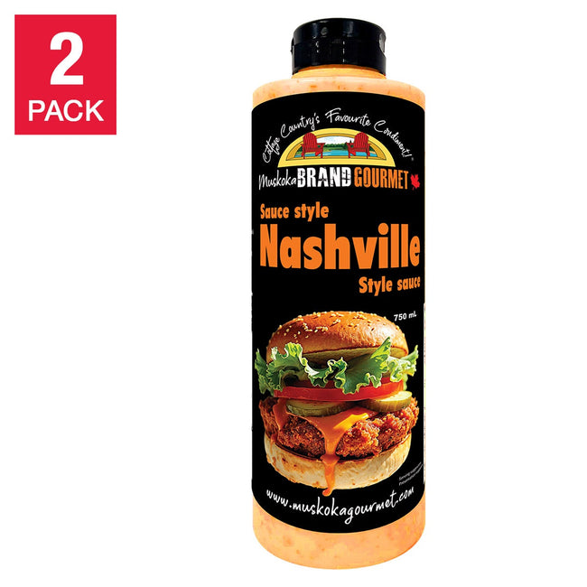Muskoka Brand Nashville Style Sauce, 2 × 750 mL