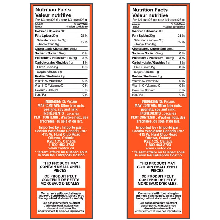 Kirkland Signature Pecan Halves, 908 g