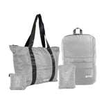 PKG - Umiak 2-piece Packable Travel Set, Backpack & Tote