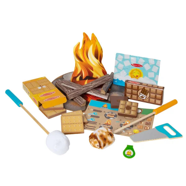 Melissa & Doug Let's Explore Campfire S'mores Play Set