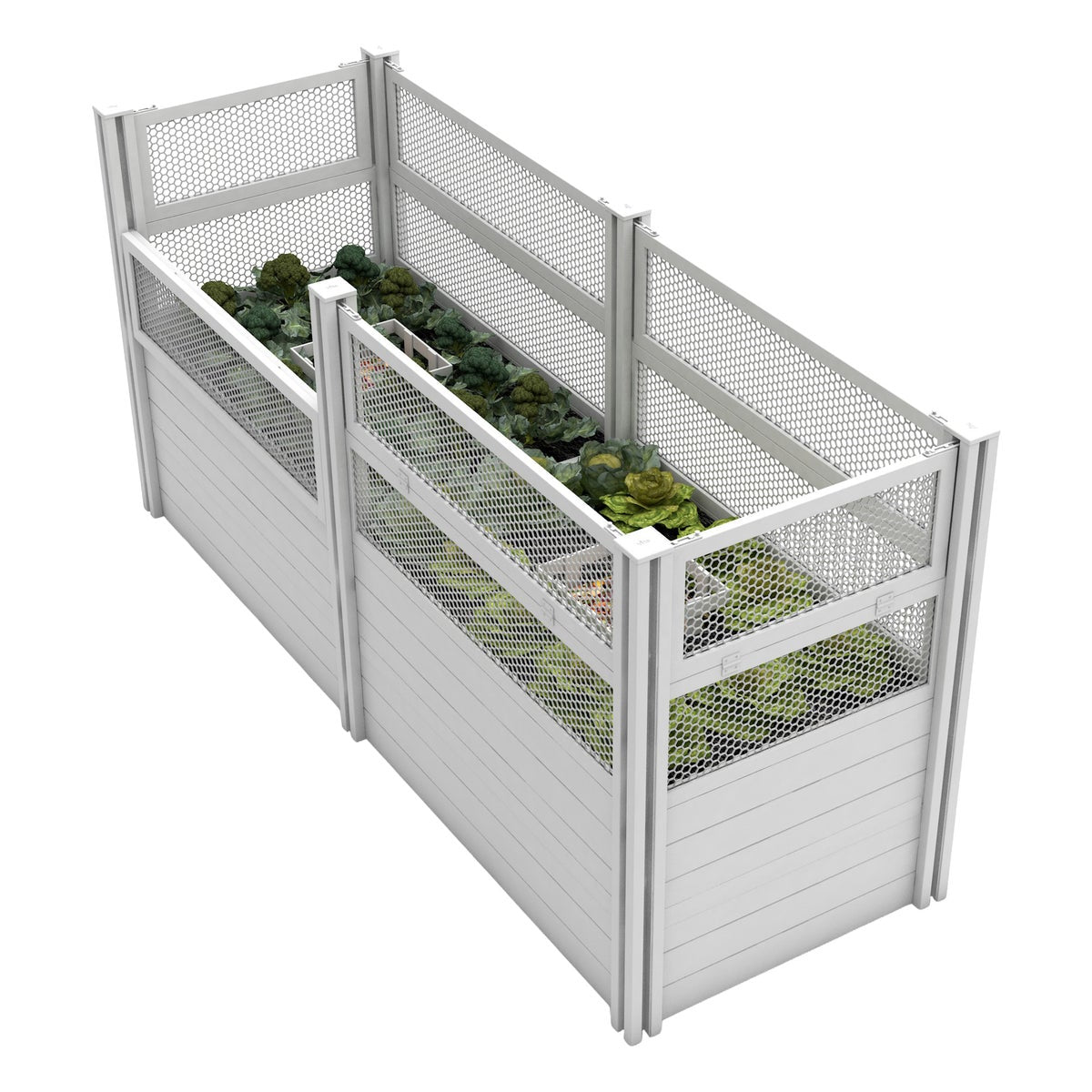 Classic 33"x 97" Keyhole Composting Garden with Fencing