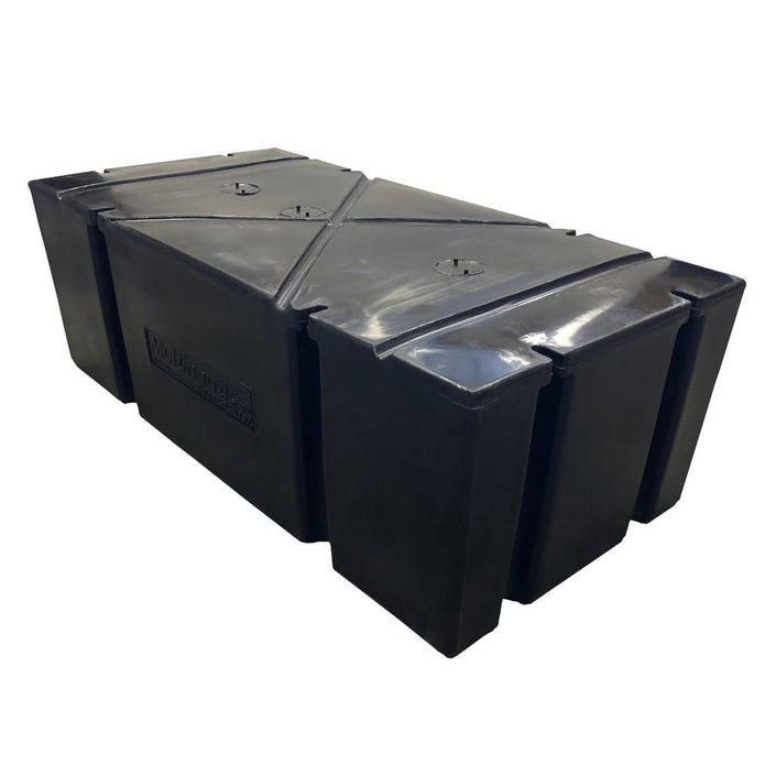 Multinautic Sturdy Dock Hardware Kit and Floats For High Freeboard Semi-Floating Wood Dock