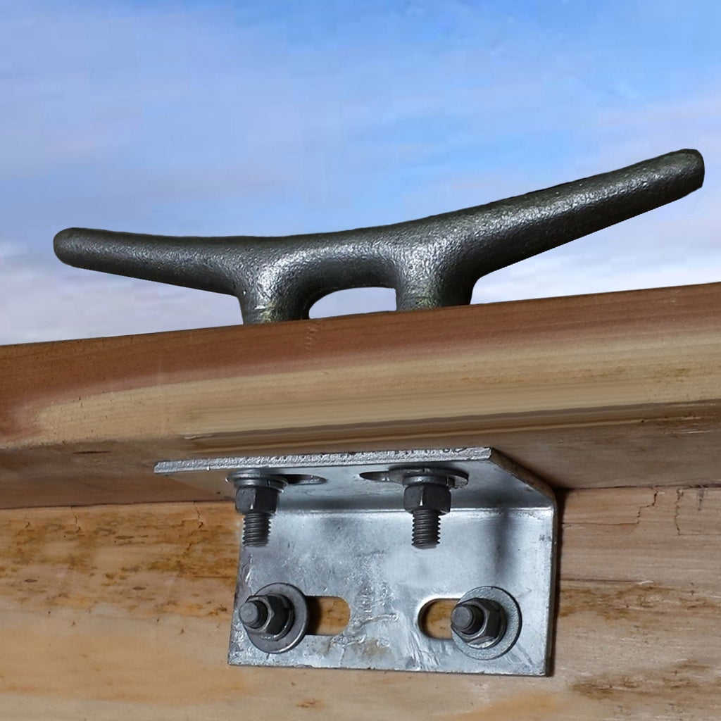 Multinautic® Sturdy Dock Hardware Kit and Floats For High Freeboard Floating Wood Dock
