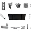 Multinautic® Sturdy Dock Hardware Kit and Floats For High Freeboard Floating Wood Dock