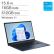 ASUS Vivobook 15 15.6-in Laptop, Intel Core i3-1315U – 16GB RAM, 512GB SSD