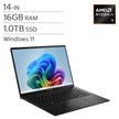 ASUS Zenbook 14 OLED Copilot+ PC 14-in Laptop, AMD Ryzen AI 7 350 – 16GB RAM, 1TB SSD, AMD Radeon