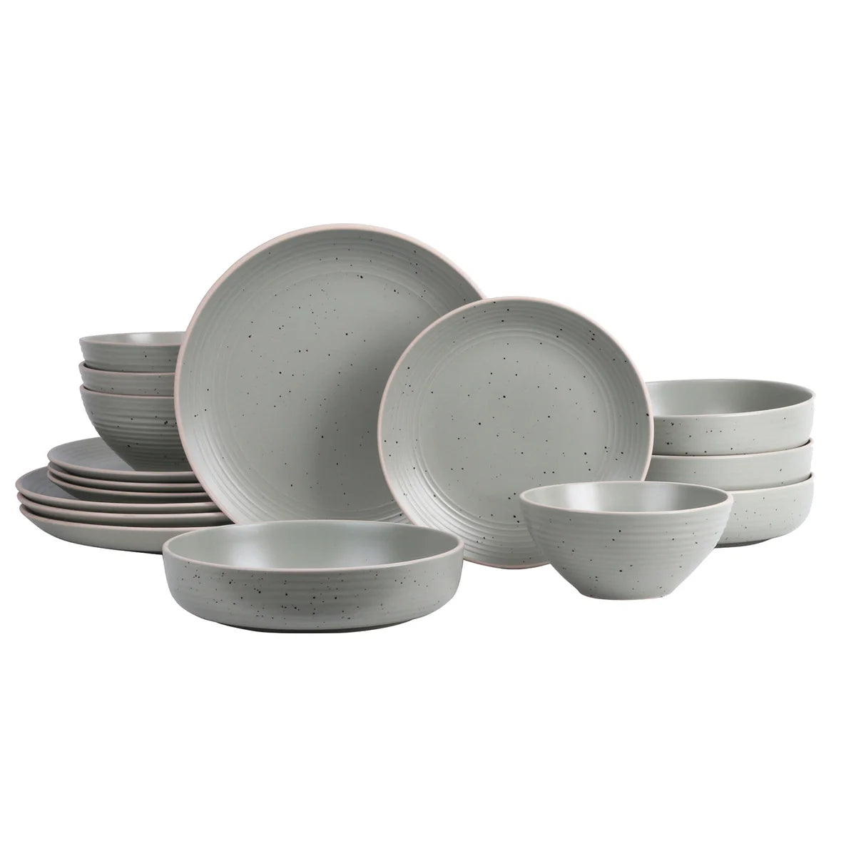 Stone Lain Lauren Stoneware Dinnerware, 16-pieces