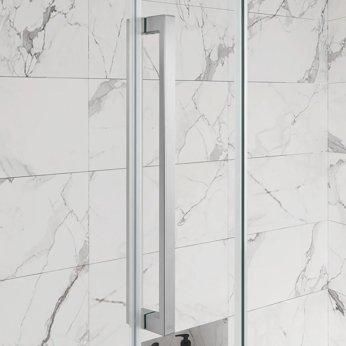 OVE Decors Dayton Frameless Glass Alcove Shower Door