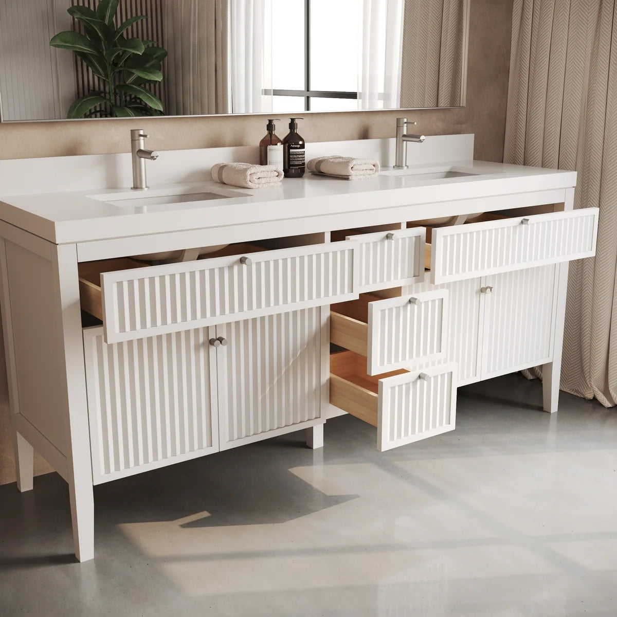 Forestmade Davos Bathroom Vanity in White