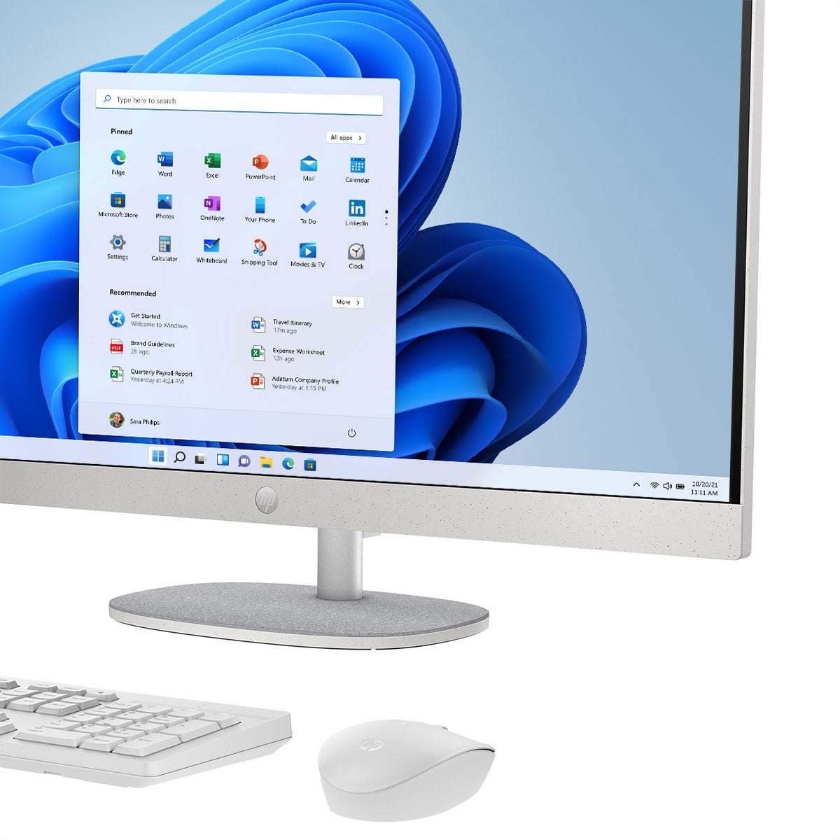 HP 27-in. All-in-One Touchscreen Desktop, Intel Core Ultra 7 155U - 16GB RAM, 1TB SSD