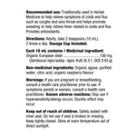 Sambucus Organic Elderberry Cold and Flu Syrup, 2 Bottles of 240 mL