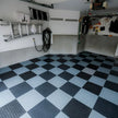 Ultralock Black & Grey Solid Garage Tiles