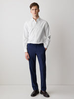 Regular Fit Solid Supima Twill Dress Shirt