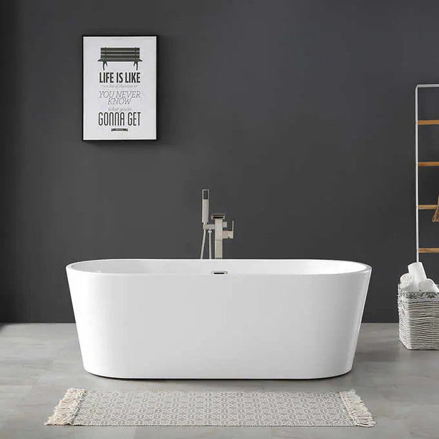 OVE Alexander 67 in. Seamless Freestanding Bathtub