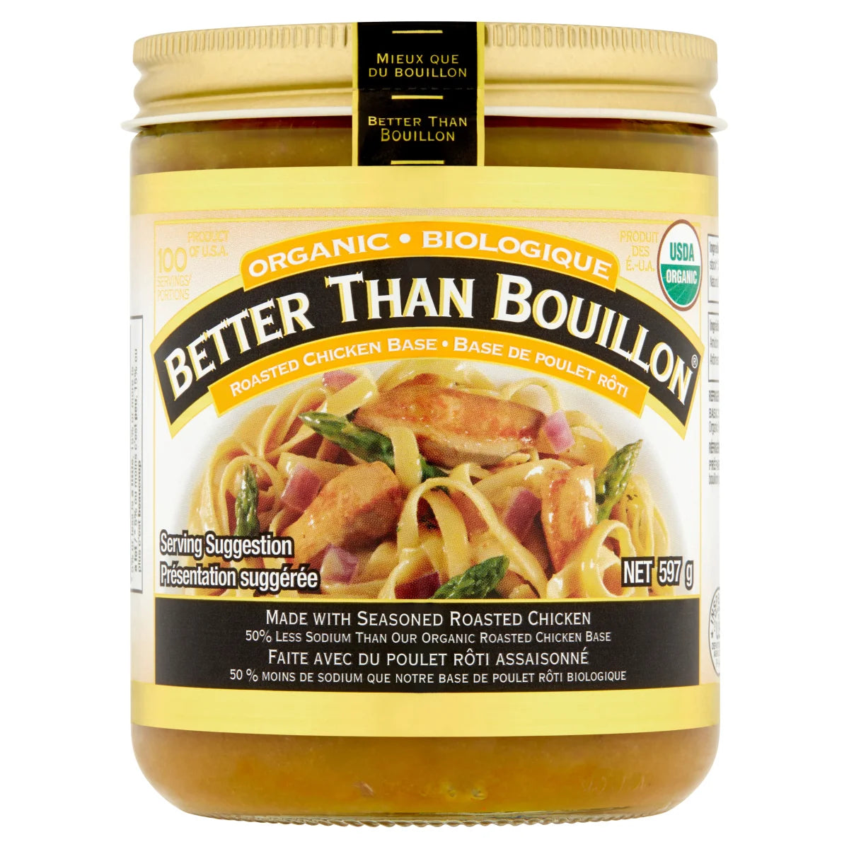 Better Than Bouillon Organic Roasted Chicken Base - 597 g