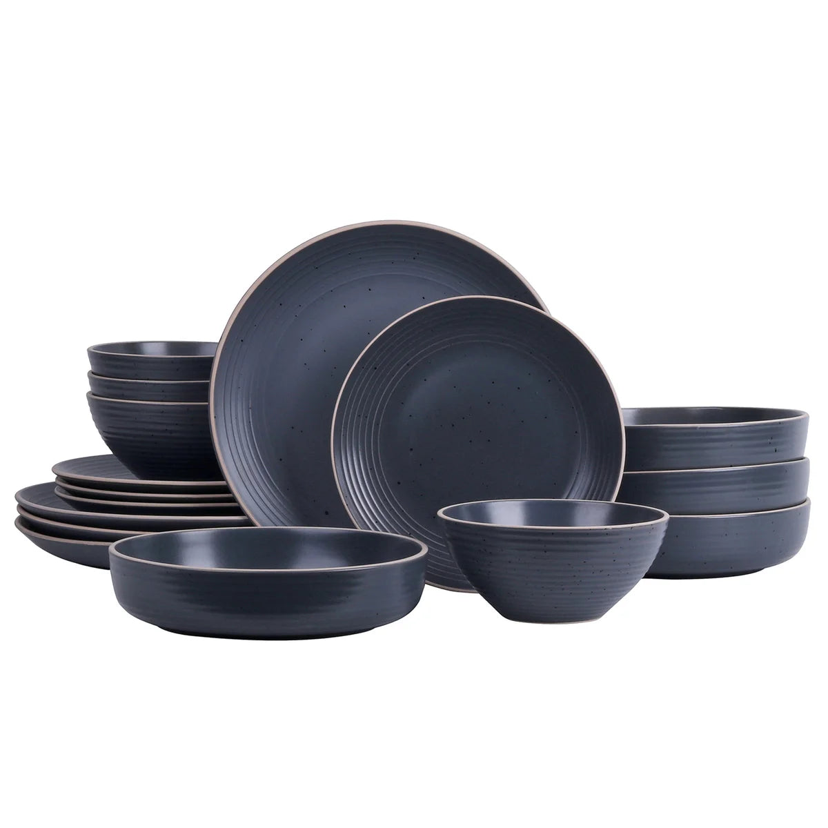 Stone Lain Lauren Stoneware Dinnerware, 16-pieces