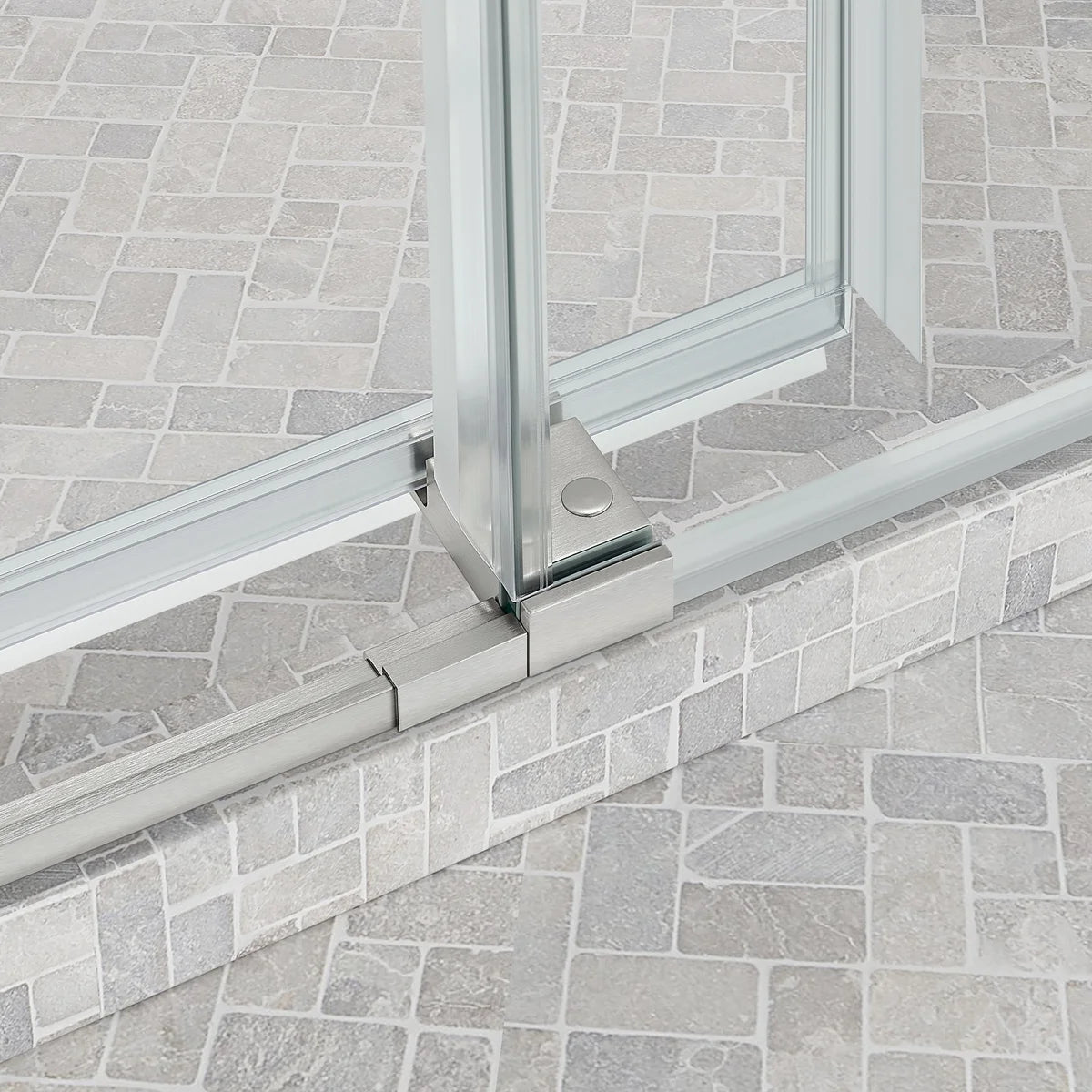 OVE Decors Dayton Frameless Glass Alcove Shower Door