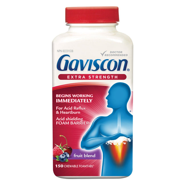 Gaviscon Extra Strength, 150 Chewable tablets
