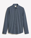 Slim-Fit Knit-Like Dress Shirt