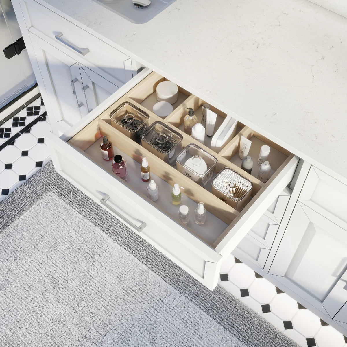 Studio Bathe Thomson Vanity with Power Bar, White