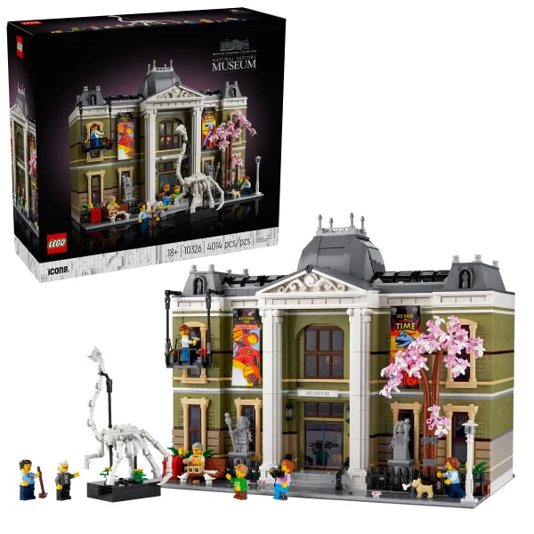 LEGO Icons Natural History Museum with Bonus LEGO Architecture New York City