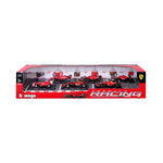 1:43 Ferrari Formula Racing Die Cast 6-pack