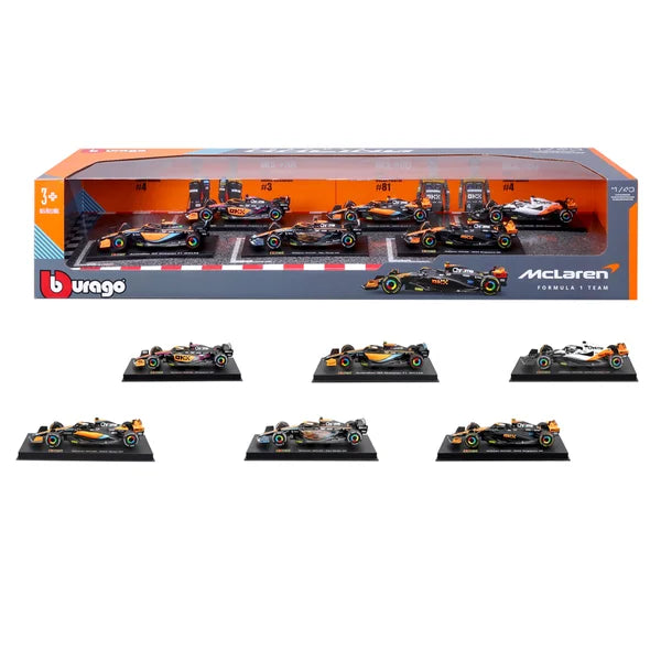 1:43 McLaren Formula Racing Die Cast 6-pack