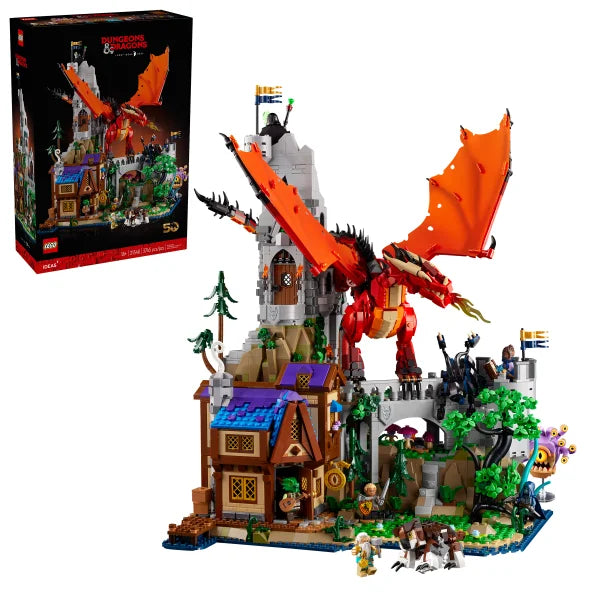 LEGO Ideas Dungeons & Dragons: Red Dragon’s Tale with Bonus LEGO Harry Potter Buckbeak the Hippogriff